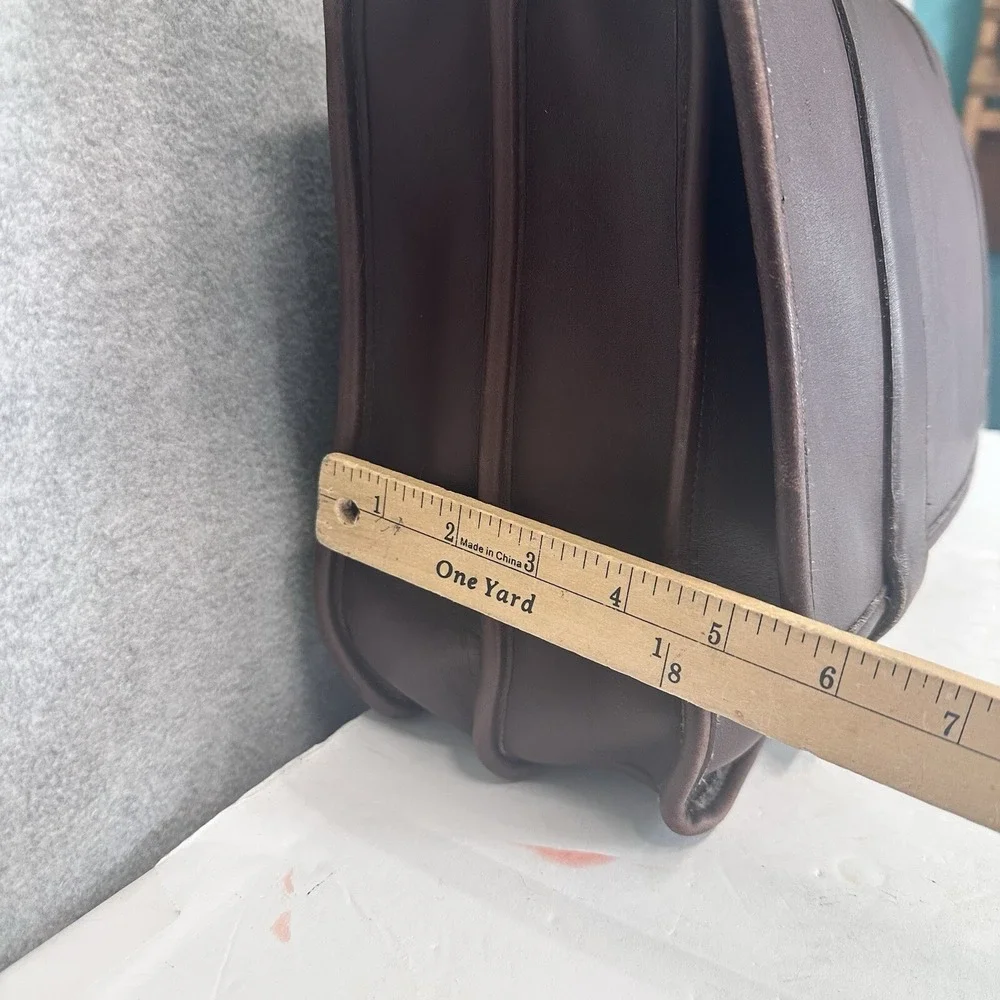 COACH Vintage Briefcase Essex Bag 5275 Mahogany Brown Leather Metropolitan USA